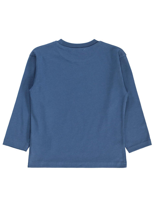 Silversun Timsah Baskılı 2-7 Yaş Sweatshirt - Mavi