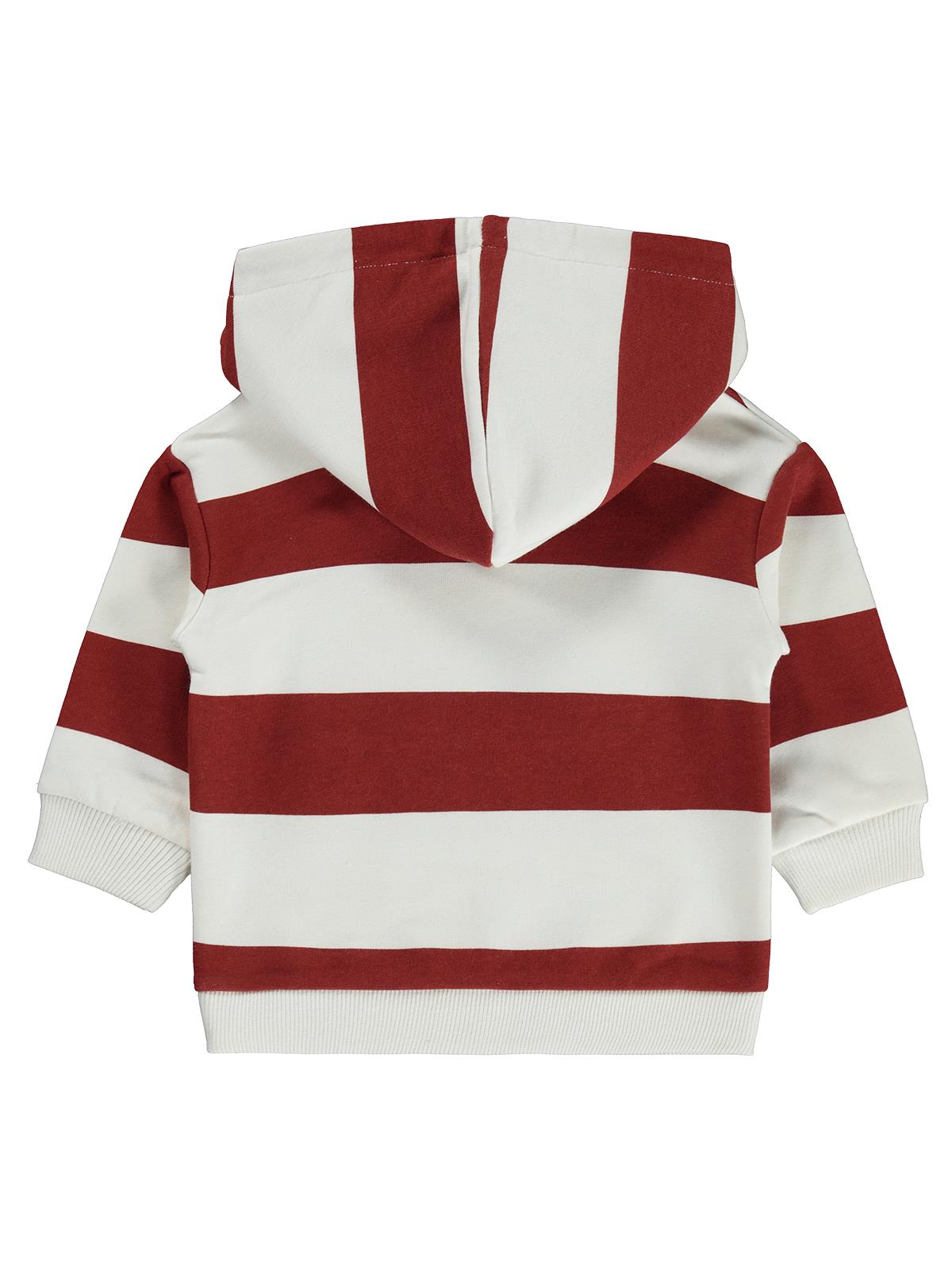 Silversun College Baskılı Kapşonlu 2-7 Yaş Sweatshirt - Bordo