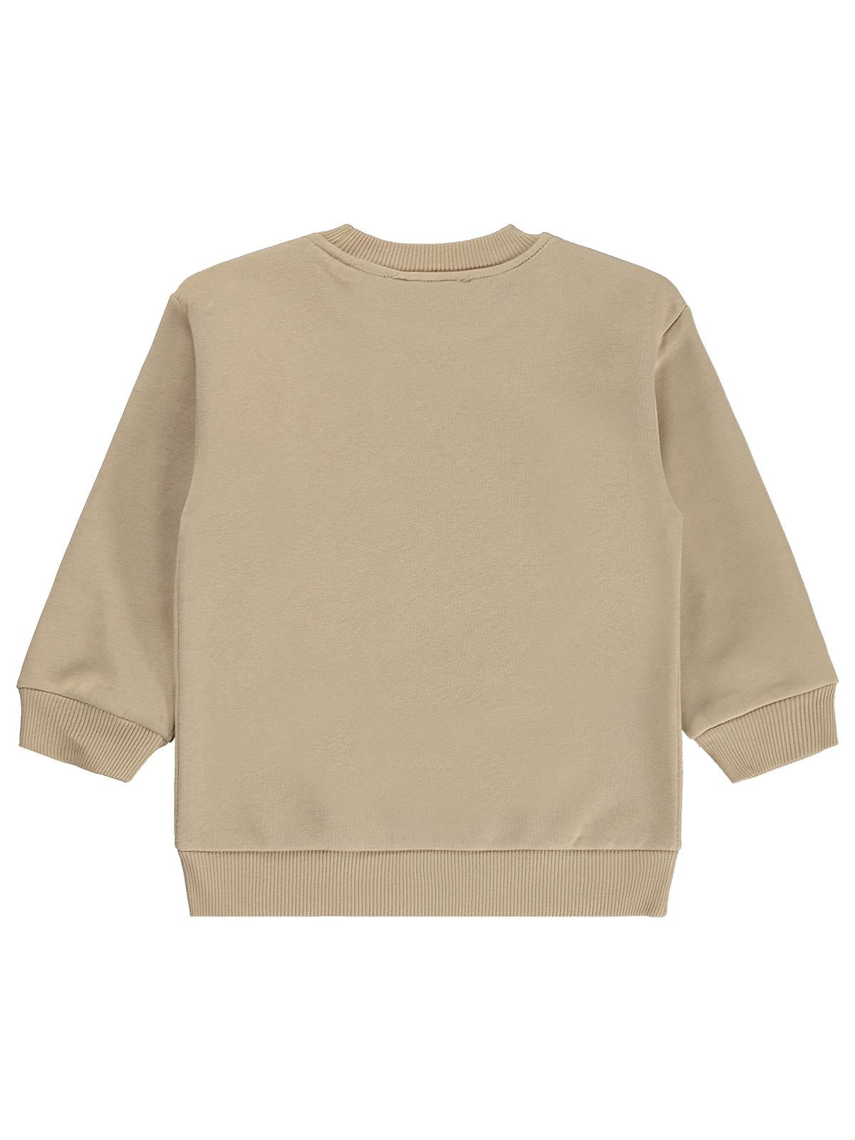 Silversun 1975 Aslan Baskılı 2-7 Yaş Sweatshirt - Bej