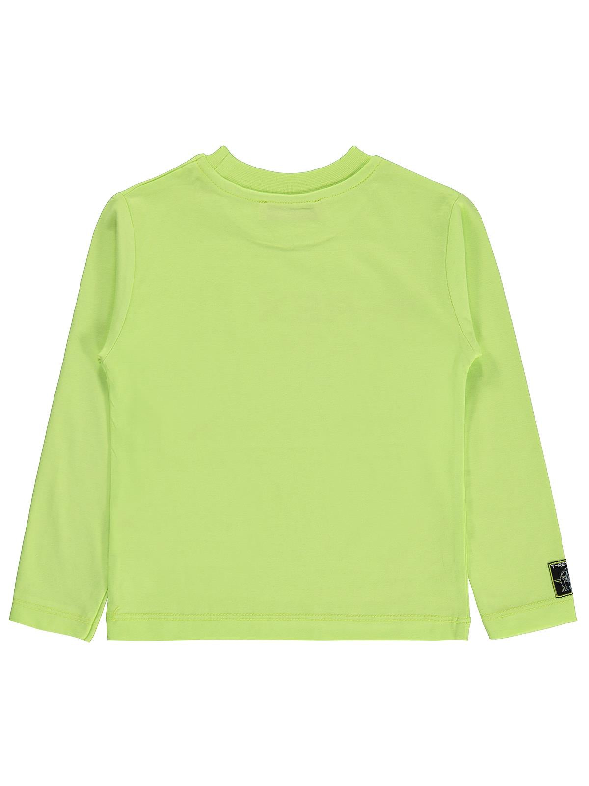 Silversun T-REX Dinozor Baskılı 2-7 Yaş Sweatshirt - Yeşil