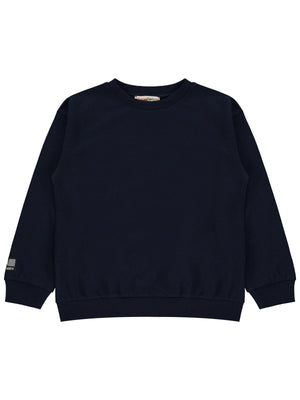 Silversun Basic Etiket Armalı 8-13 Yaş Sweatshirt - Lacivert