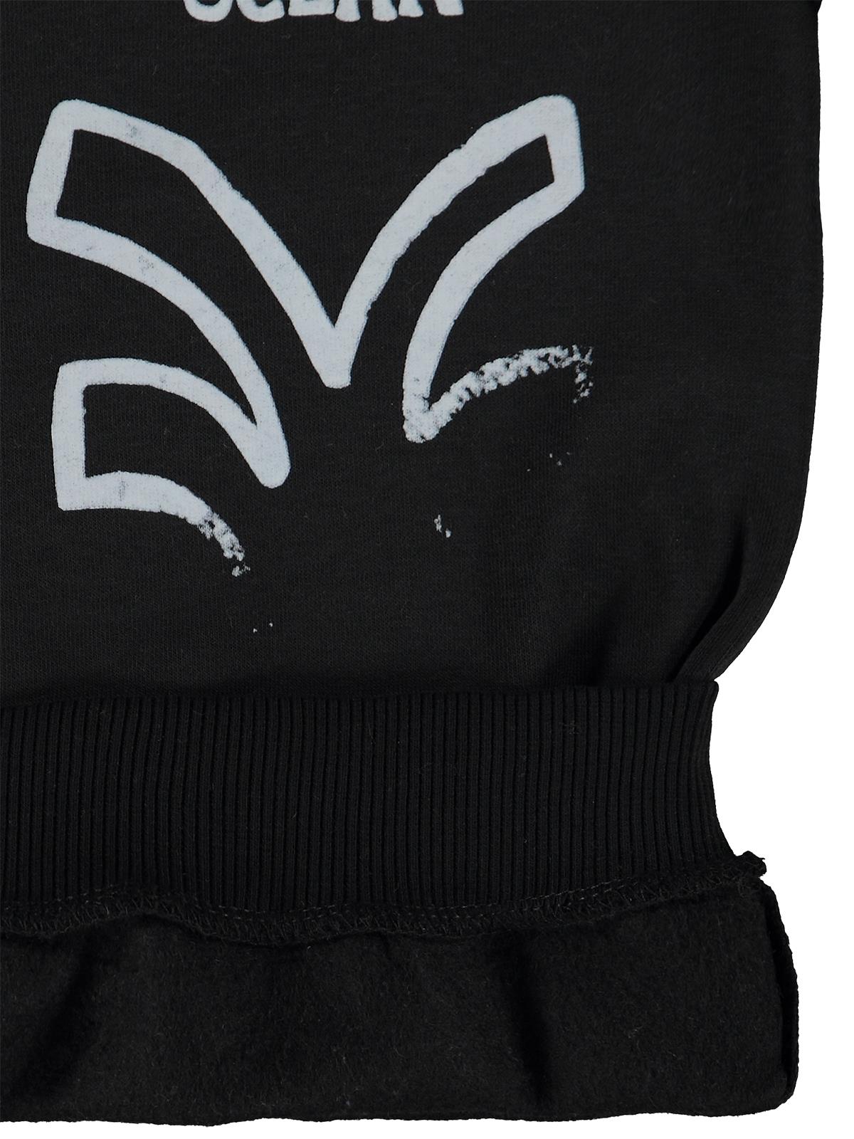 Silversun OCEAN Baskılı 8-13 Yaş Sweatshirt - Siyah