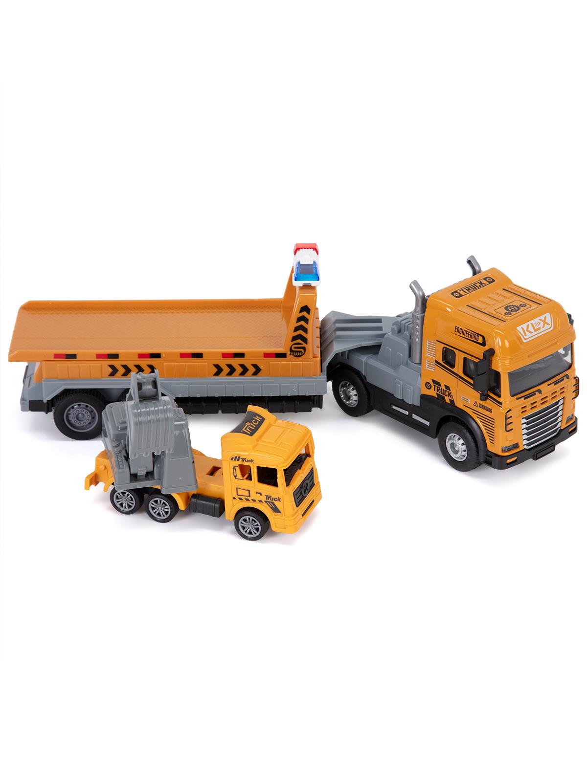 Vardem Dıe-Cast Isıklı Ve Seslı Insaat Tırı - Sarı