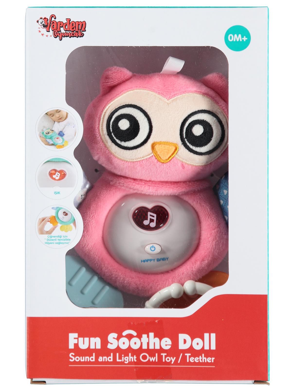 Vardem Işıklı Ve Sesli Bebek Baykuşu - Pembe