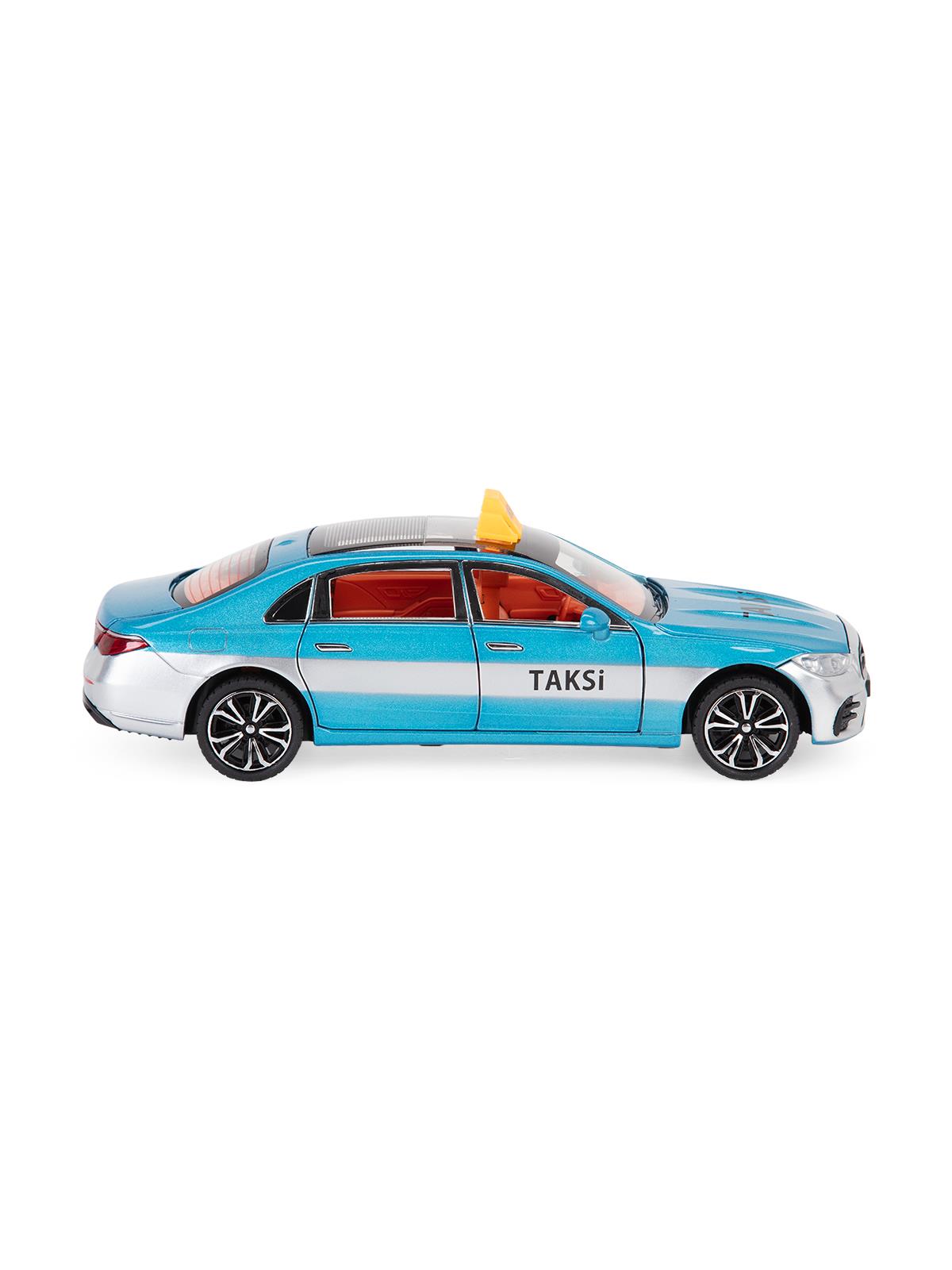 Vardem Kutulu Çek Bırak 1:24 Işıklı Ve Sesli Kapıları Açılan Mrs Taxi - Mavi