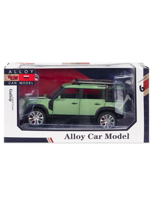 Vardem Kutulu 1:24 Çek Bırak Işıklı ve Sesli Off Road Def Jeep - Yeşil