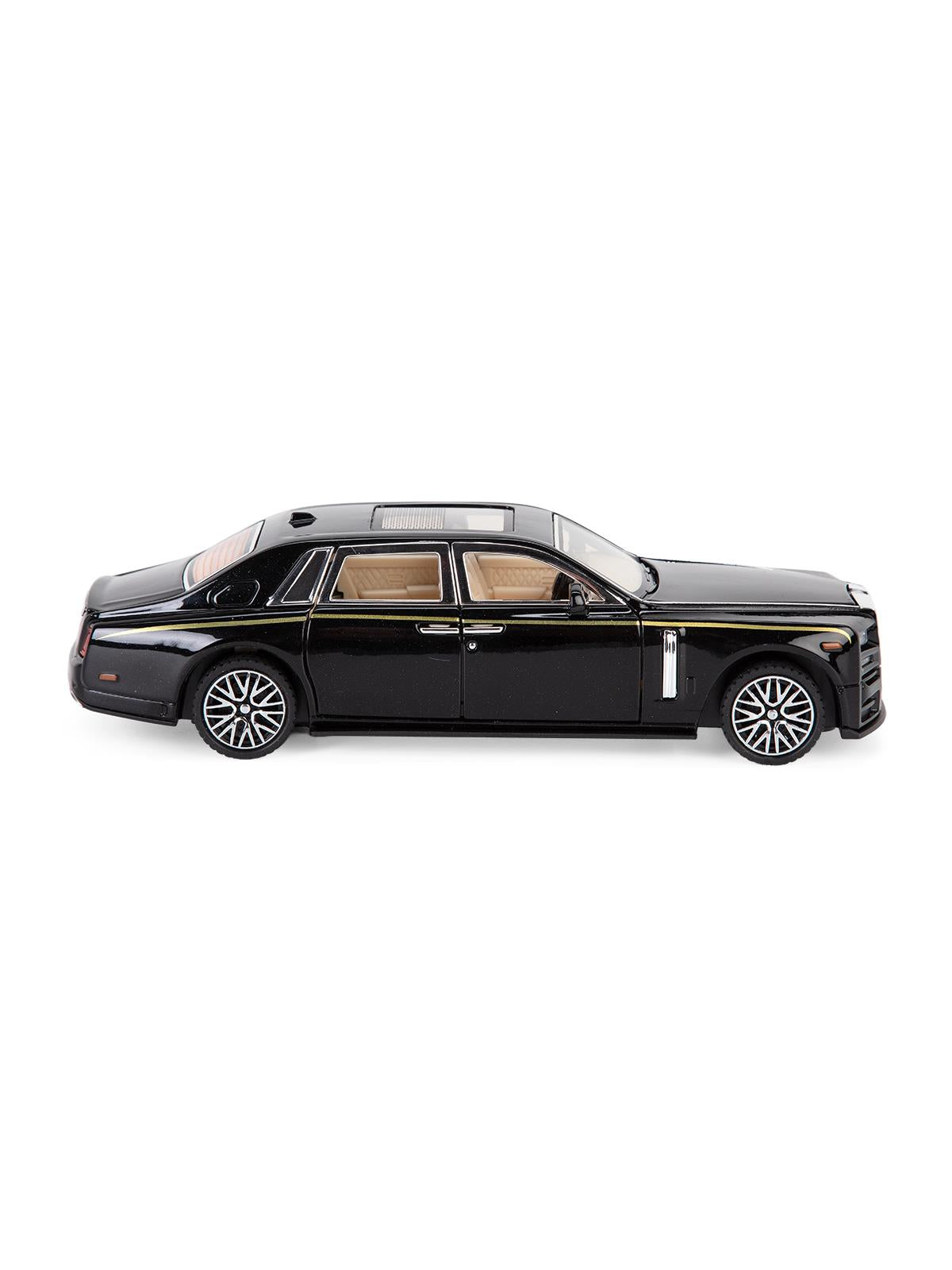 Vardem Kutulu 1:32 Çek Bırak Işıklı Ve Sesli RR Araba - Siyah