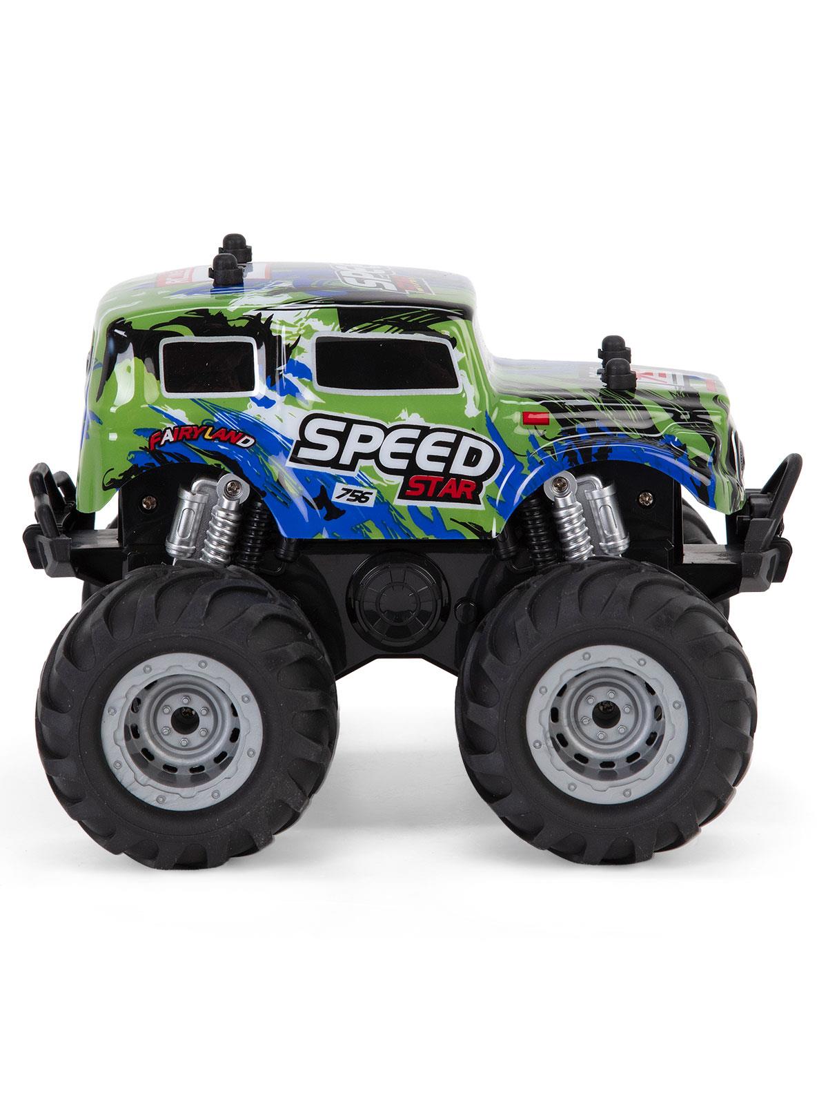Vardem 1:18 Sarjlı Isıklı 2.4 Off Road Jeep - Yeşil