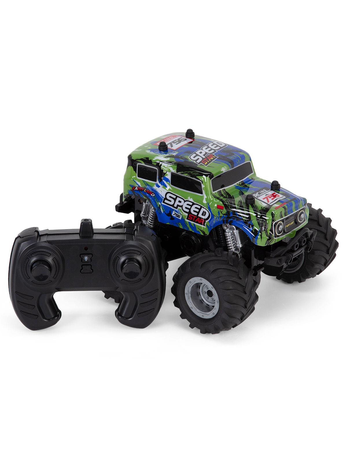 Vardem 1:18 Sarjlı Isıklı 2.4 Off Road Jeep - Yeşil