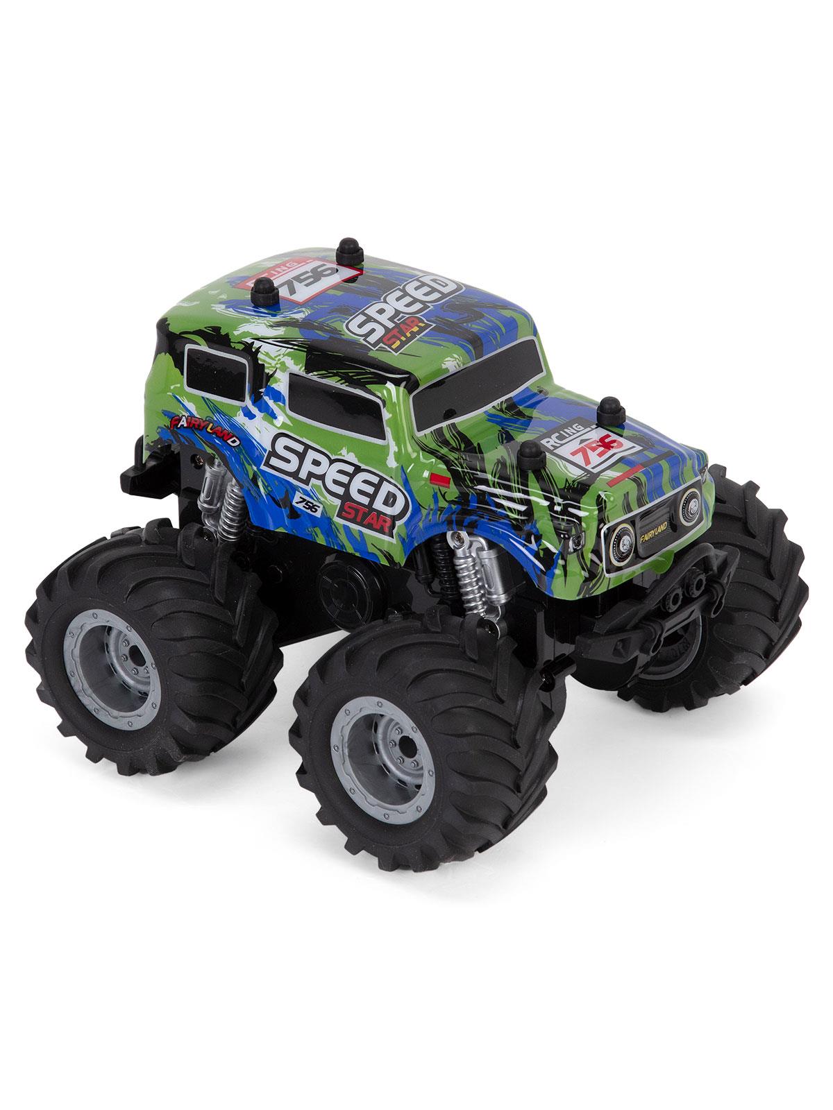 Vardem 1:18 Sarjlı Isıklı 2.4 Off Road Jeep - Yeşil