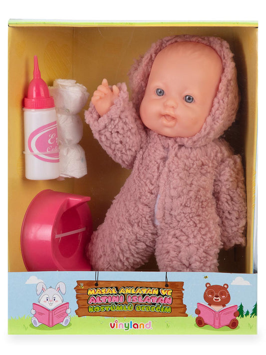 Erpa Oyuncak Doğa Kost.Alt.Isl.Konuşan Bebek - Pembe