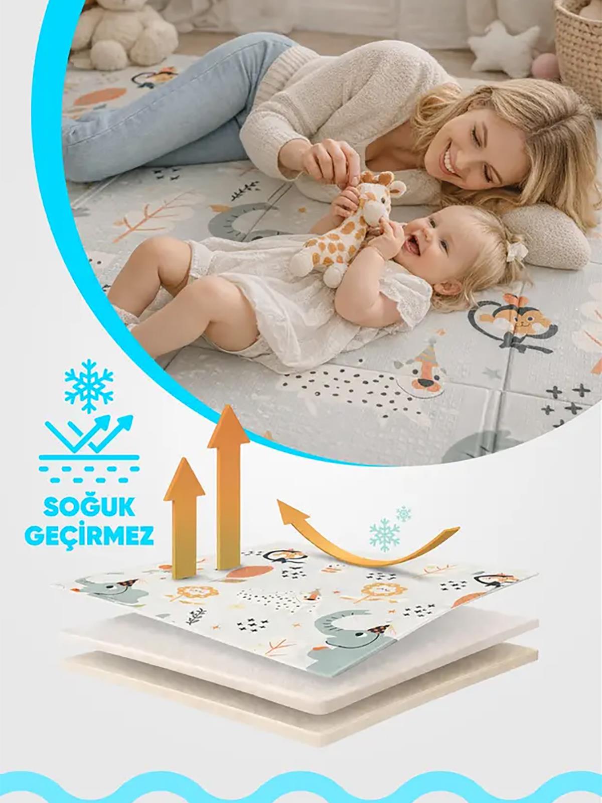 Serin Mat Katlanabilir Oyun Matı- Orman Şenliği