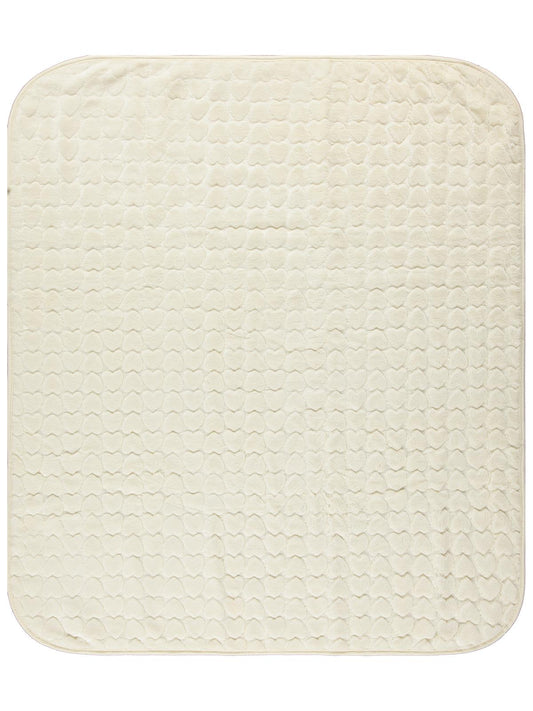 Civil Baby Kalp Empirme Baskılı 100x120 cm Battaniye - Bej