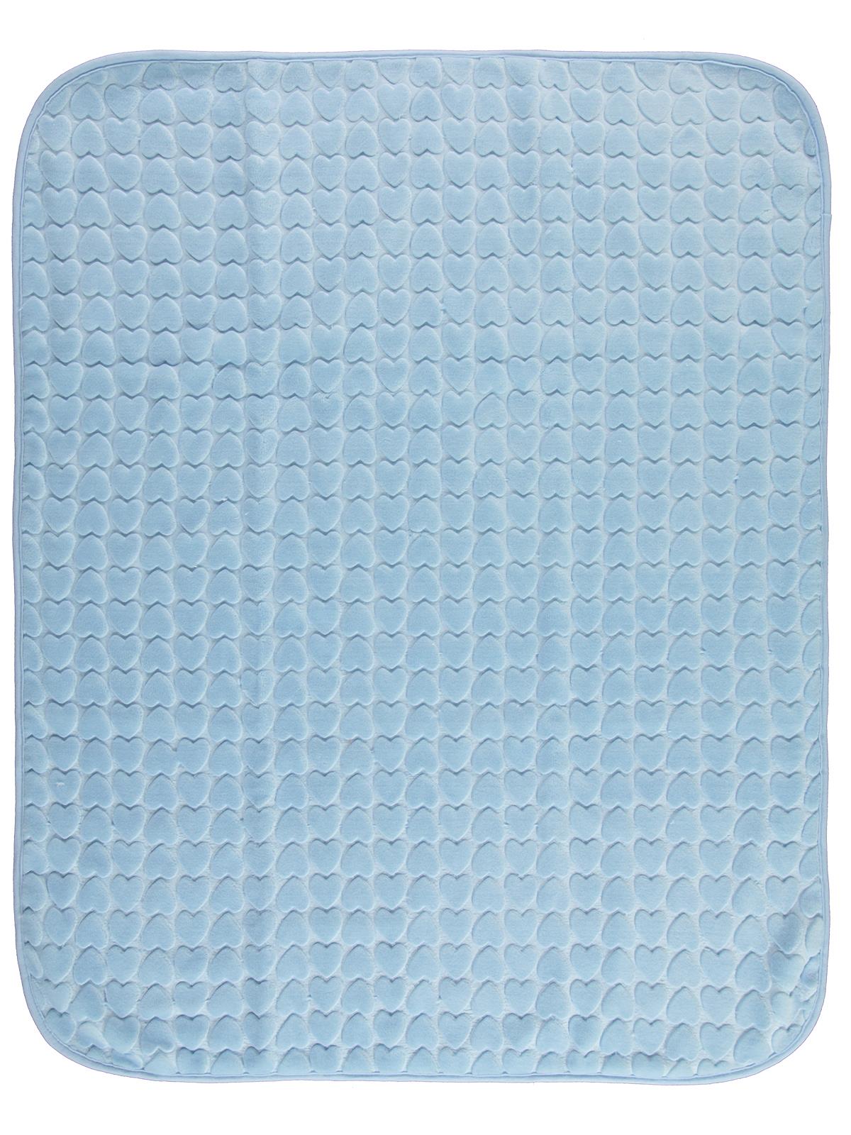 Civil Baby Kalp Empirme Baskılı 100x120 cm Battaniye - Mavi
