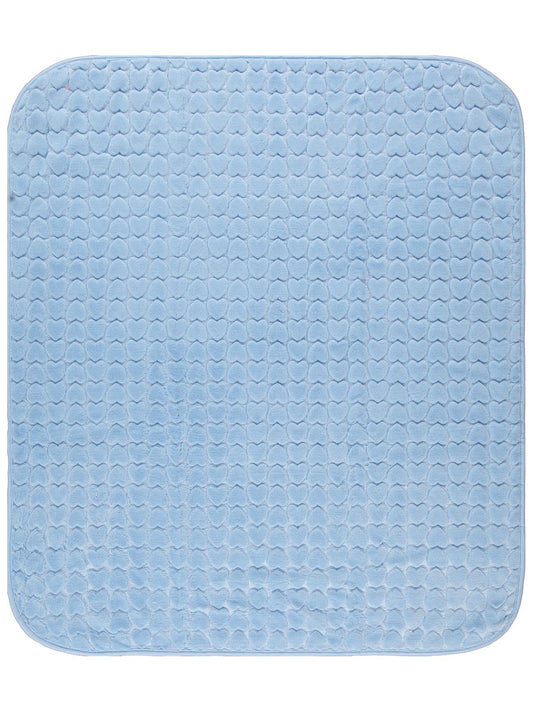 Civil Baby Kalp Empirme Baskılı 100x120 cm Battaniye - Mavi