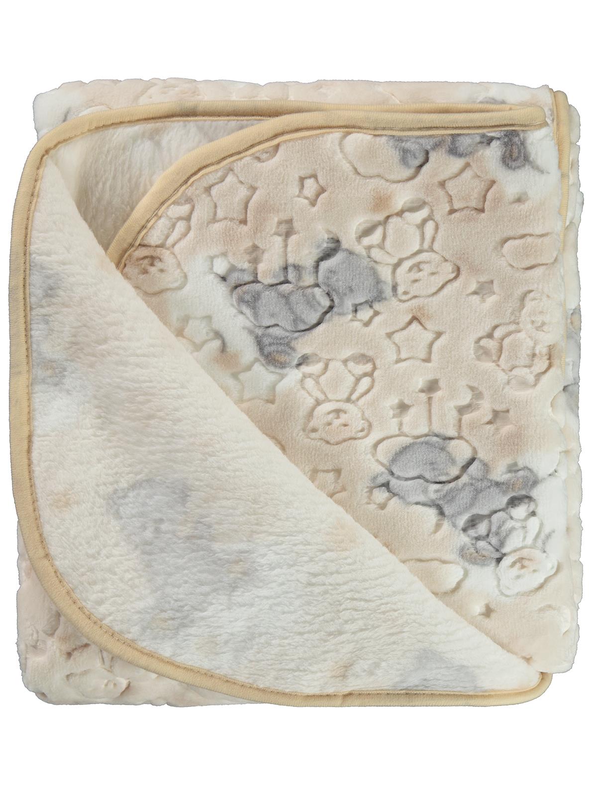 Civil Baby Ayıcık Empirme Baskılı 100x120 cm  Battaniye - Bej