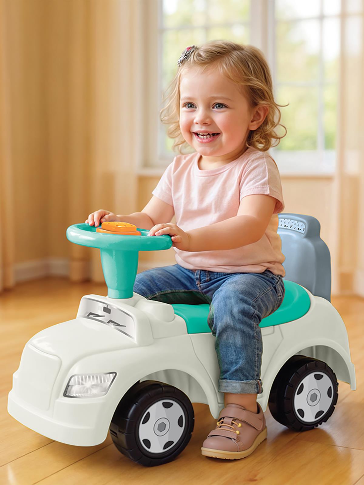 Dolu Oyuncak  Step Car 2 In 1 Kutuda - Yeşil