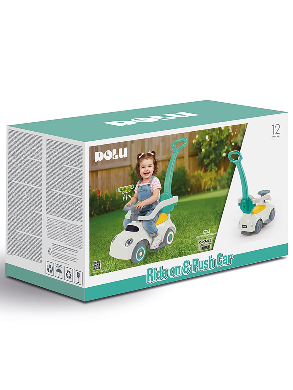 Dolu Oyuncak  Step Araba 4 U 1 Arada - Yeşil