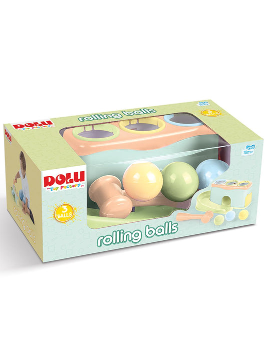 Dolu Oyuncak  Vur Yuvarla 1+ Yaş  - Yeşil