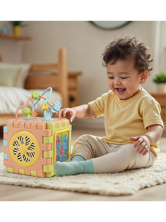 Dolu Oyuncak Eğitici Küp Ve Puzzle