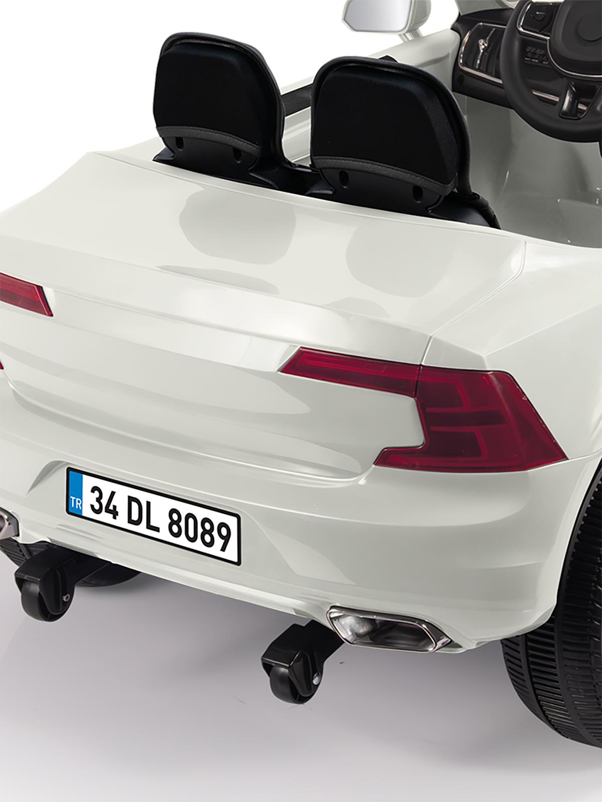 Dolu Oyuncak Grandex 12 Volt Uzaktan Kumandalı Akülü Araba - Beyaz