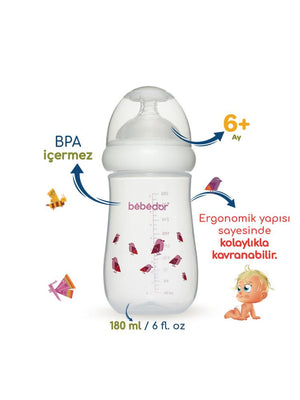 Bebedor Geniş Ağız PP Biberon 260 ml - Standart