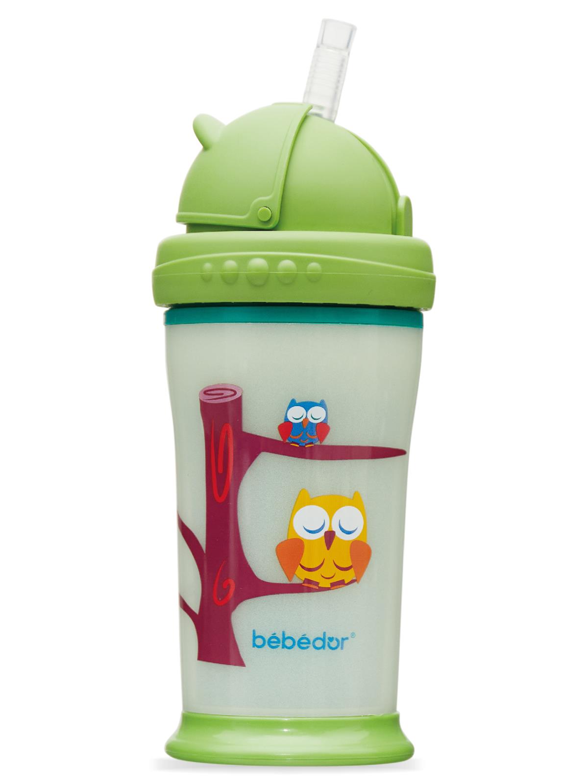 Bebedor Karanlıkta Parlayan Pipetli Alıştırma Bardağı 240 ml