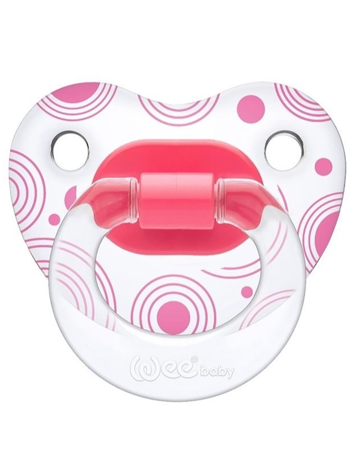 Wee Baby Sılıkon Desenlı Emzık No 3 - Pembe