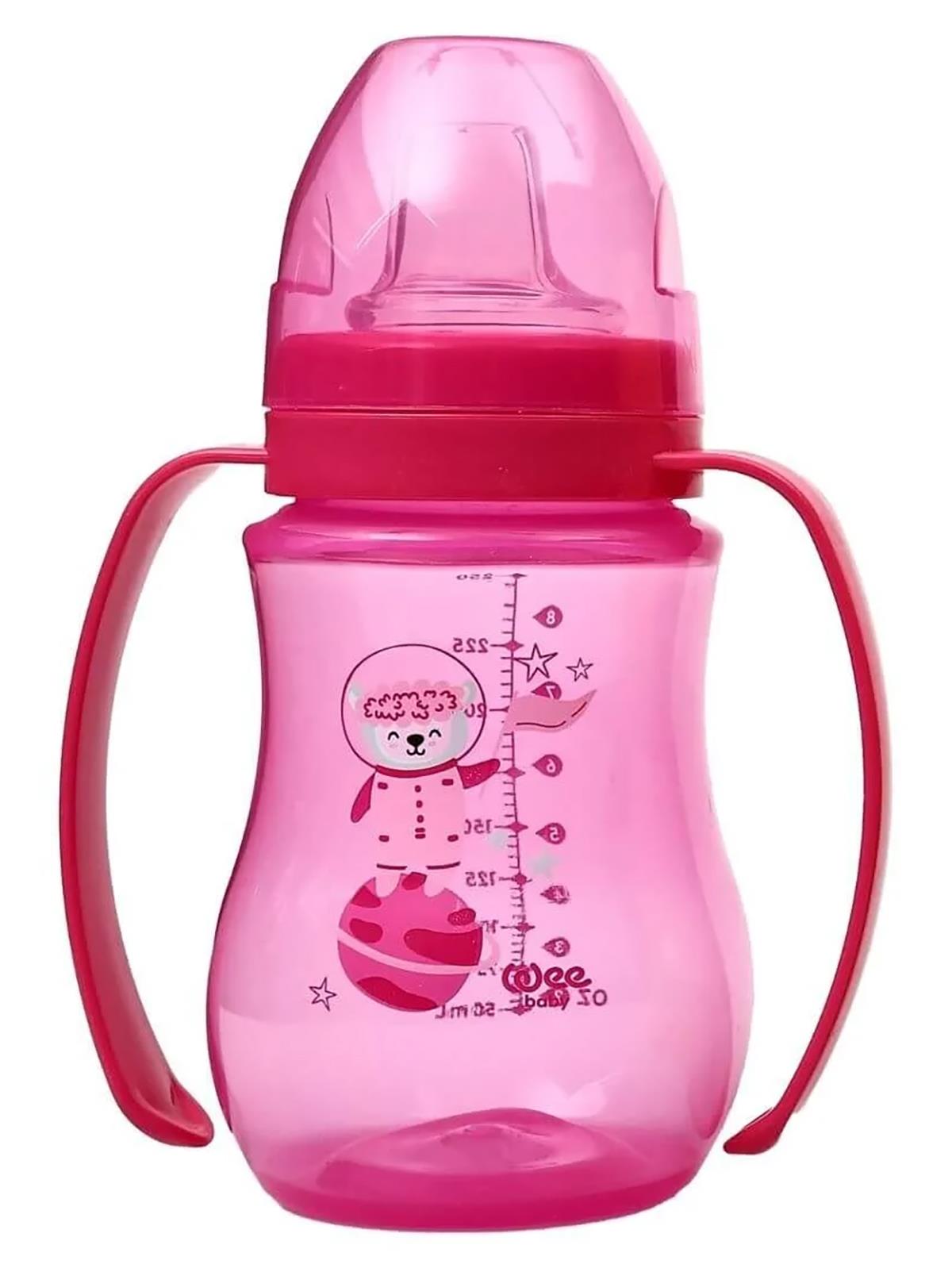 Wee Baby Antikolik Akıtmaz Kulplu Pp. Bardak 250 Ml - Turuncu