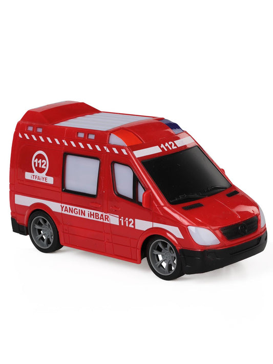 Vardem Kutulu Pıllı Ambulans Ve Polıs - Kırmızı