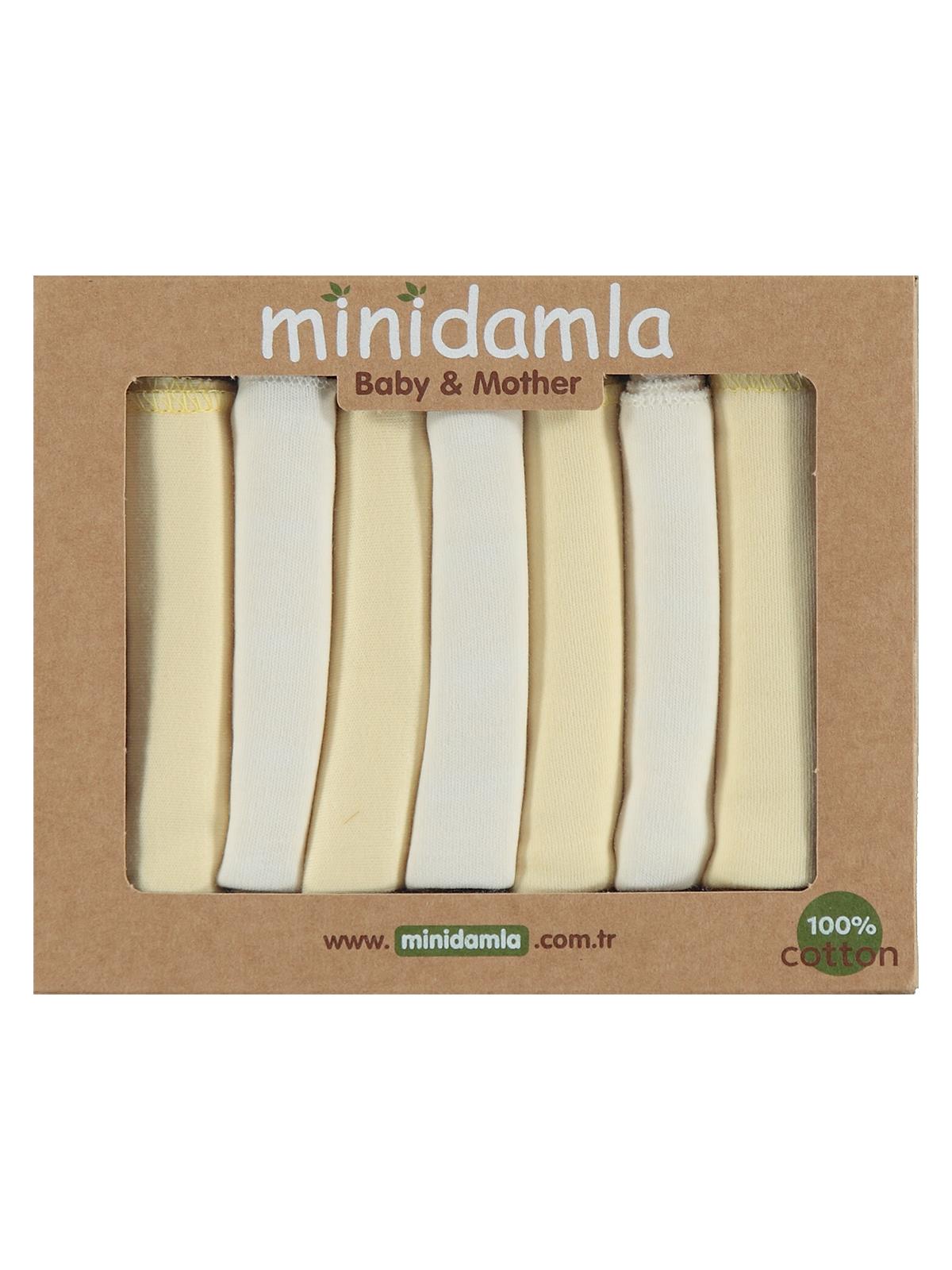 Minidamla 7li Ağız Mendili - Sarı
