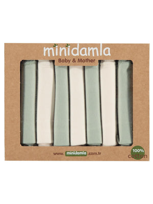 Minidamla 7li Ağız Mendili - Yeşil
