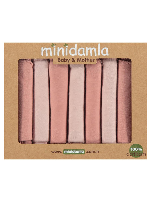 Minidamla 7li Ağız Mendili - Pudra
