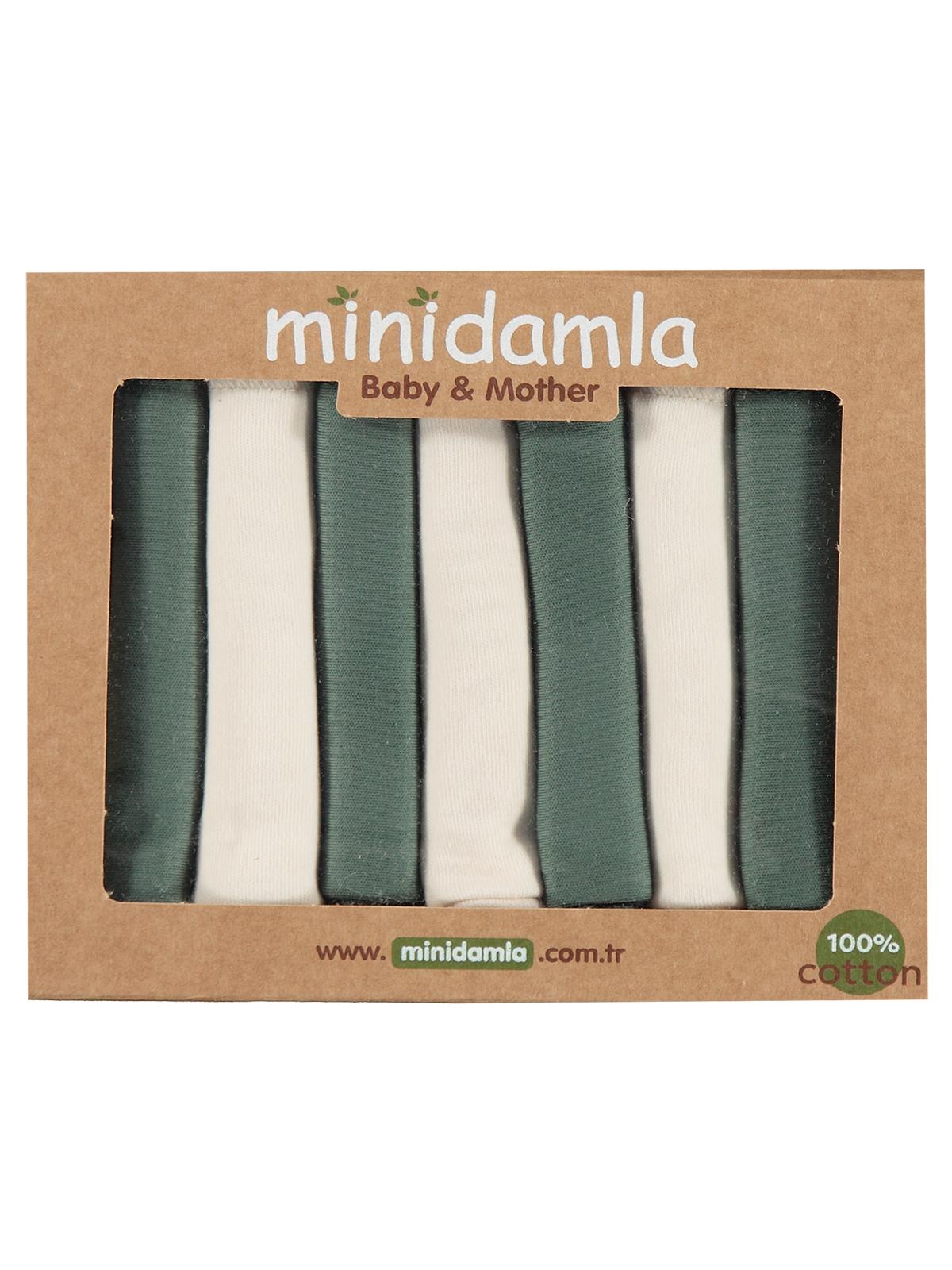 Minidamla 7li Ağız Mendili - Yeşil