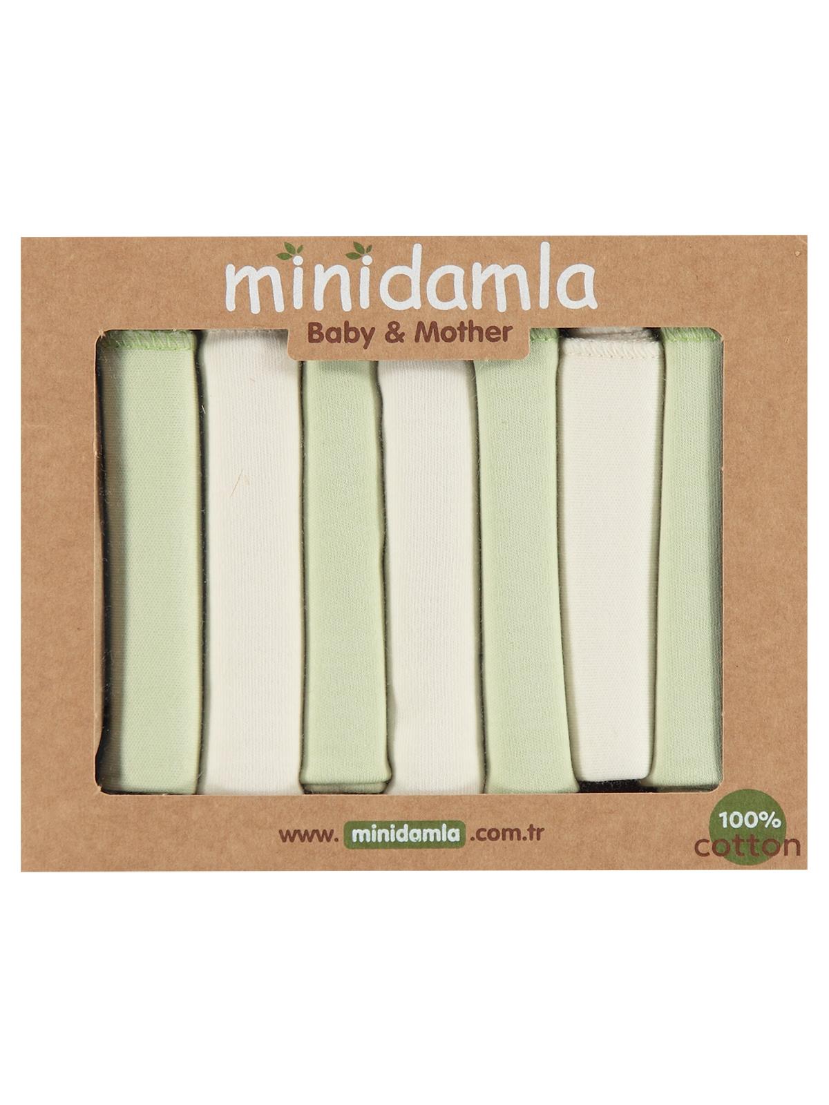 Minidamla 7li Ağız Mendili - Yeşil