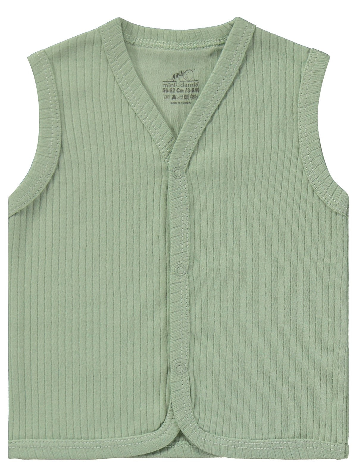 Minidamla Basic 2'li set 3-12 Ay Yelek - Pembe
