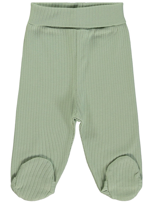 Minidamla Patikli Basic 2'li set 3-9 Ay Tek Alt Bebe - Yeşil