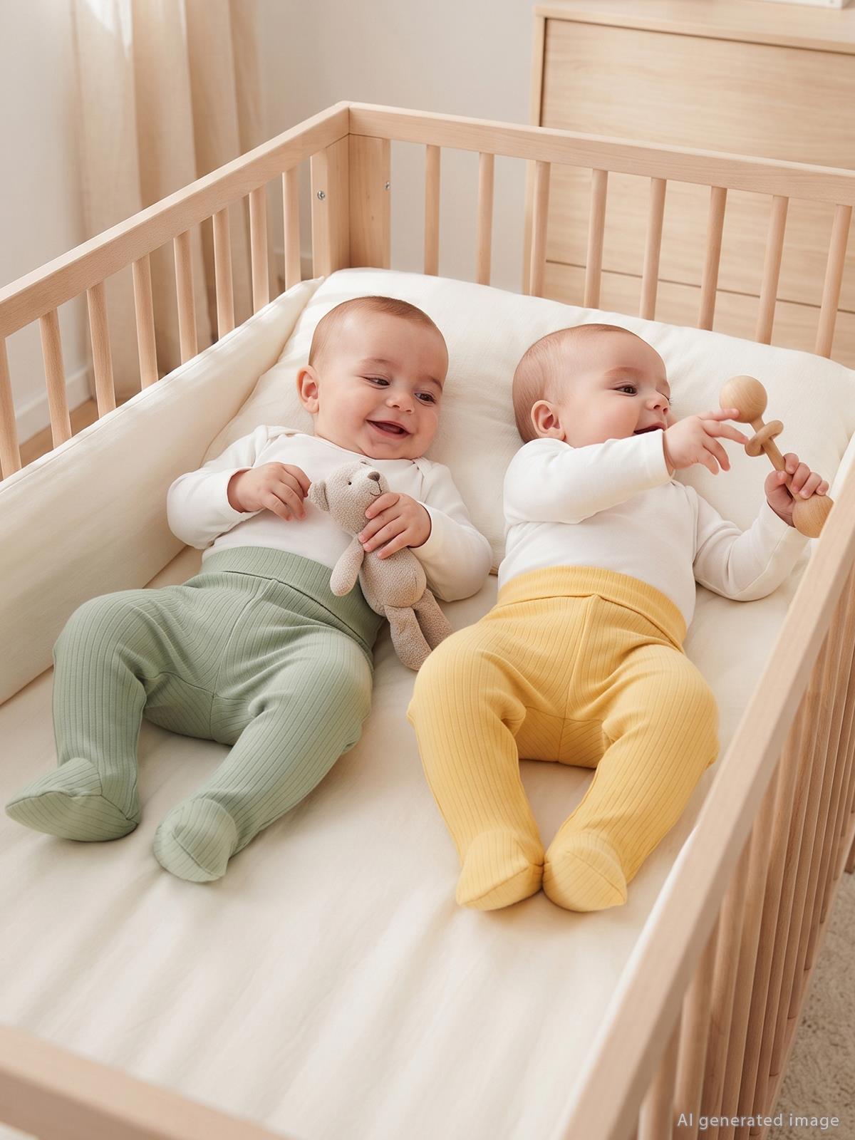 Minidamla Patikli Basic 2'li set 3-9 Ay Tek Alt Bebe - Pembe