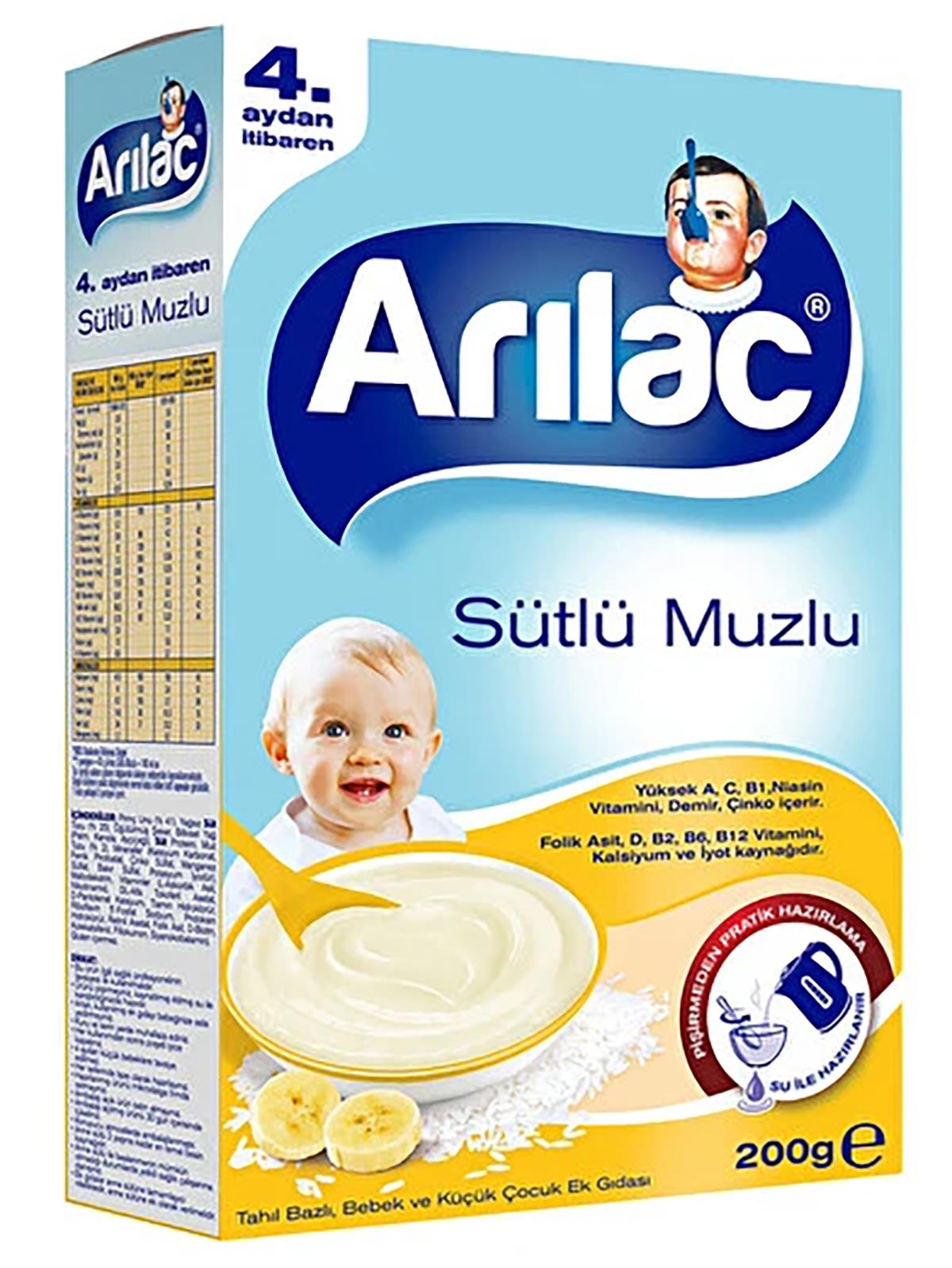 Arı Mama Instant Ek Gıda Sütlü Muzlu 200 G - Standart