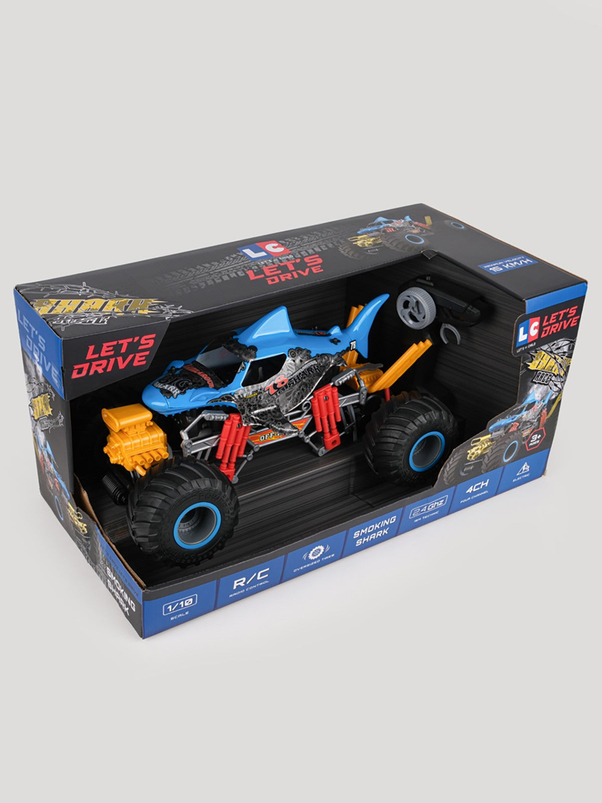 Let's Be Child Ride UK 1:10 2.4 Ghz Yüksek Hızlı Spray Car 4 Ch Usb Şarjlı
