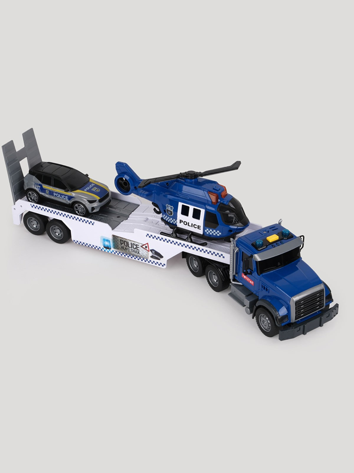 Let's Be Child Drive Sesli ve Işıklı Büyük Polis Tırı