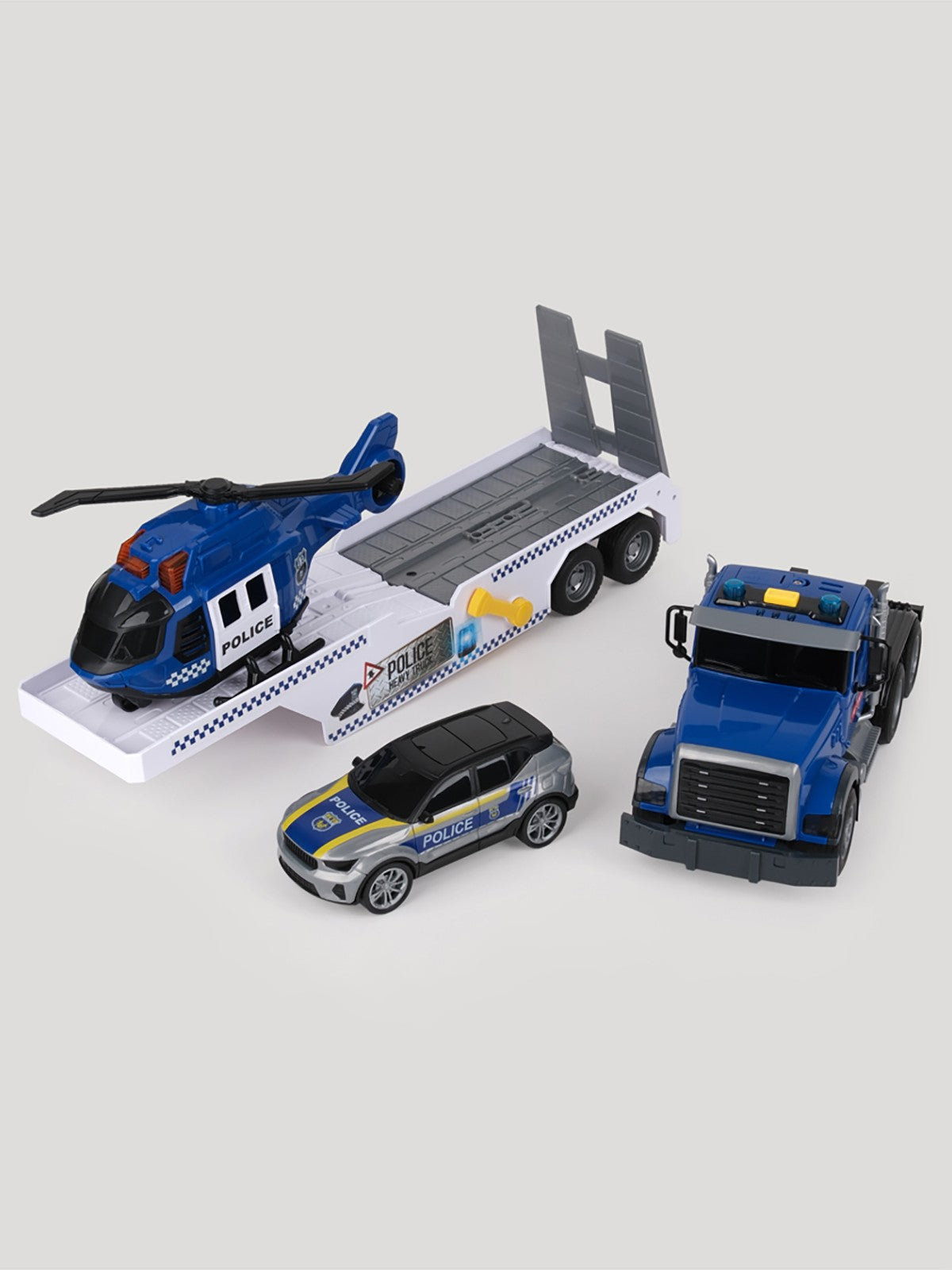 Let's Be Child Drive Sesli ve Işıklı Büyük Polis Tırı