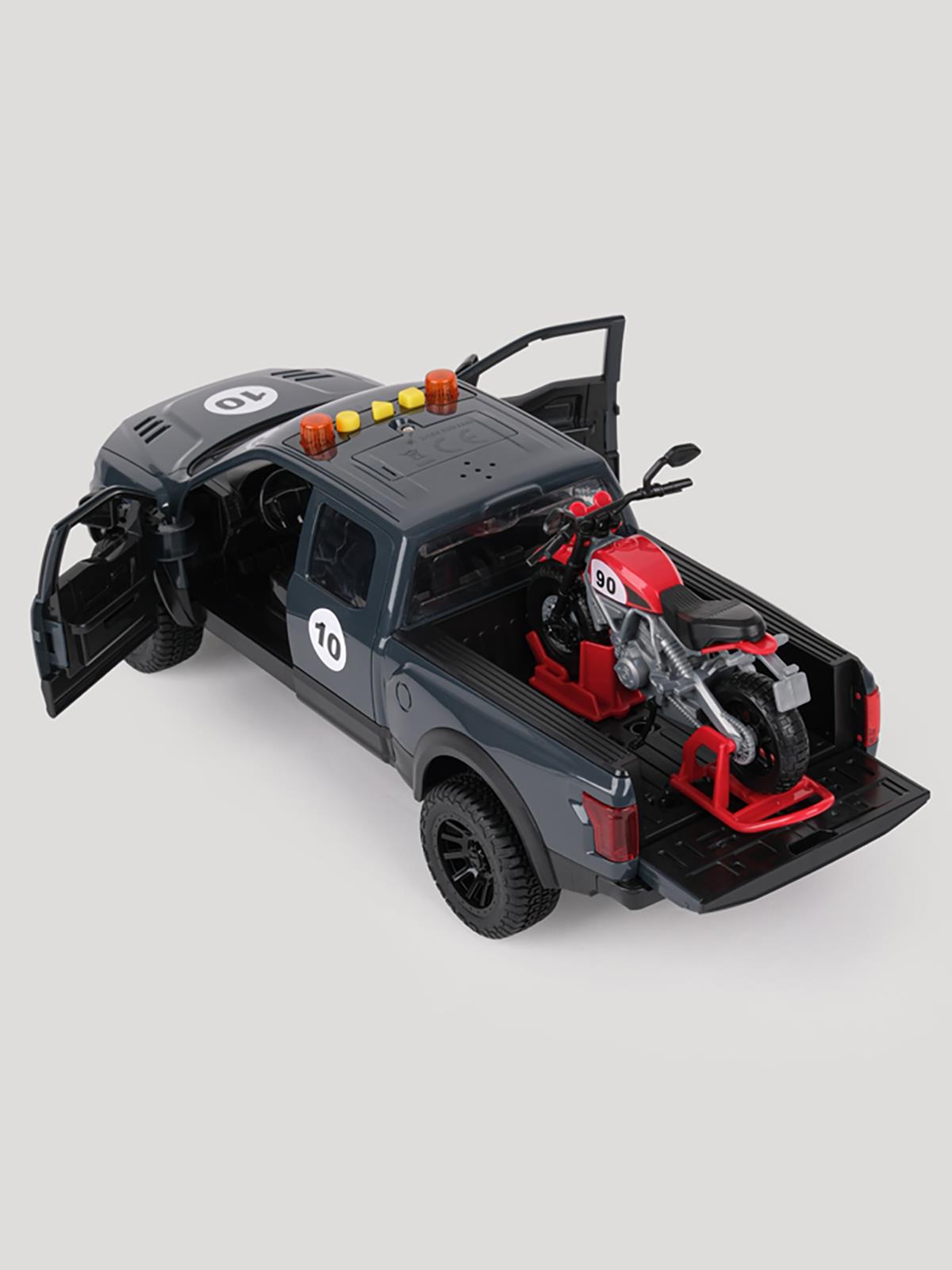 Let's Be Child Drive Sesli ve Işıklı Pikap ve Motosiklet