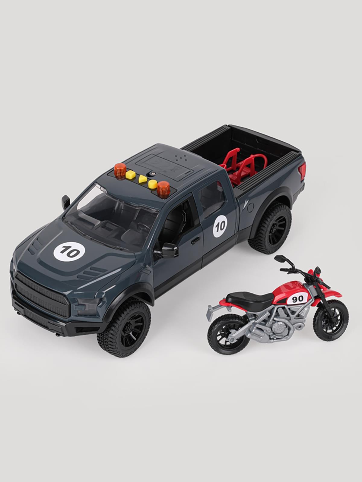 Let's Be Child Drive Sesli ve Işıklı Pikap ve Motosiklet