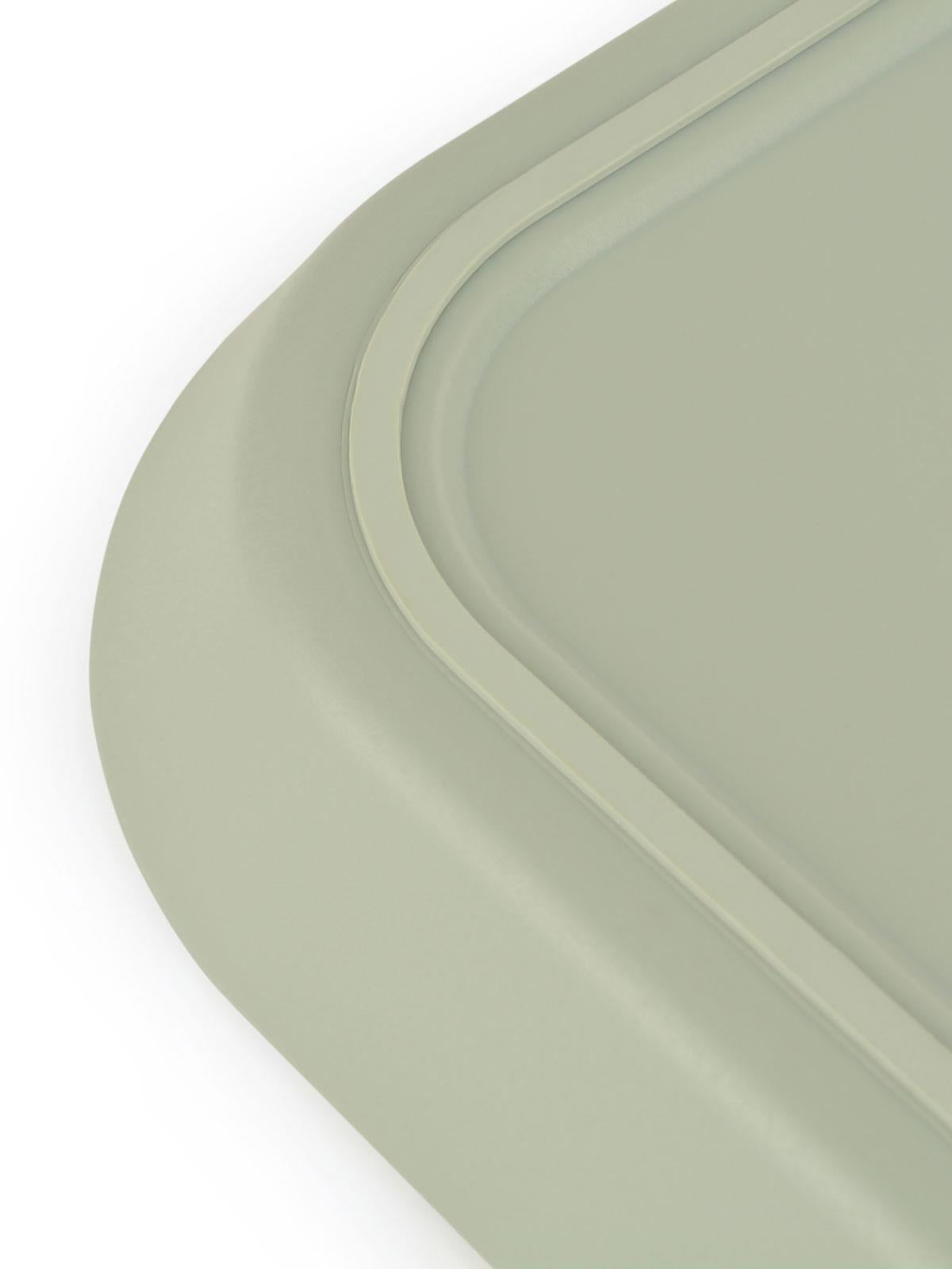 Numio 2'li PP Kare Yemek Tabağı  - Yeşil