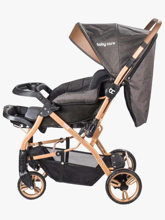 Babycare Capron Çift Yönlü Bebek Arabası - Siyah