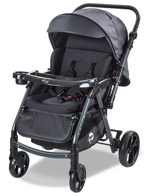 Babycare Combo Maxi Pro Çift Yönlü Bebek Arabası - Siyah