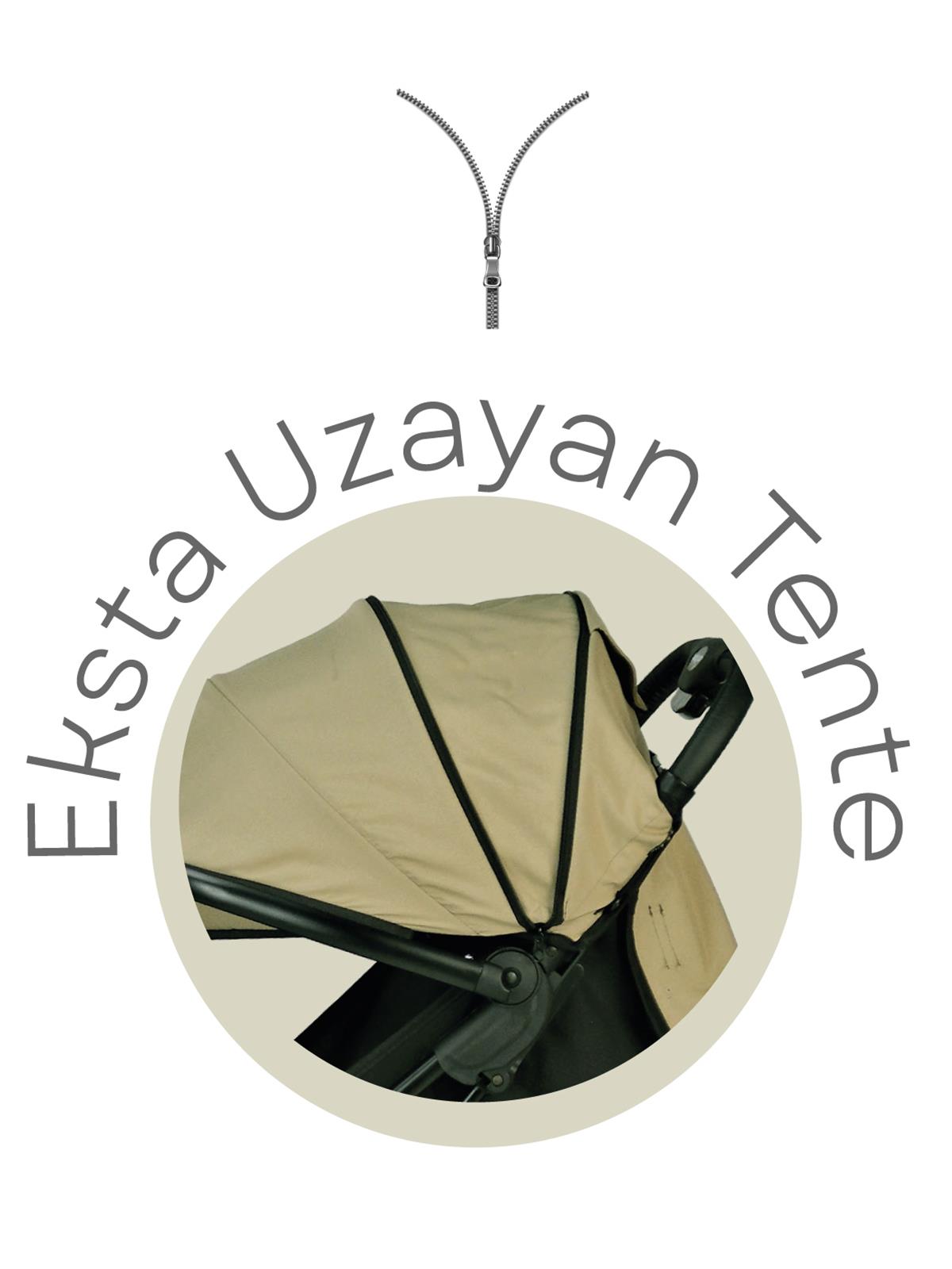 BabyCare Tripper Kabin Boy Bebek Arabası - Siyah