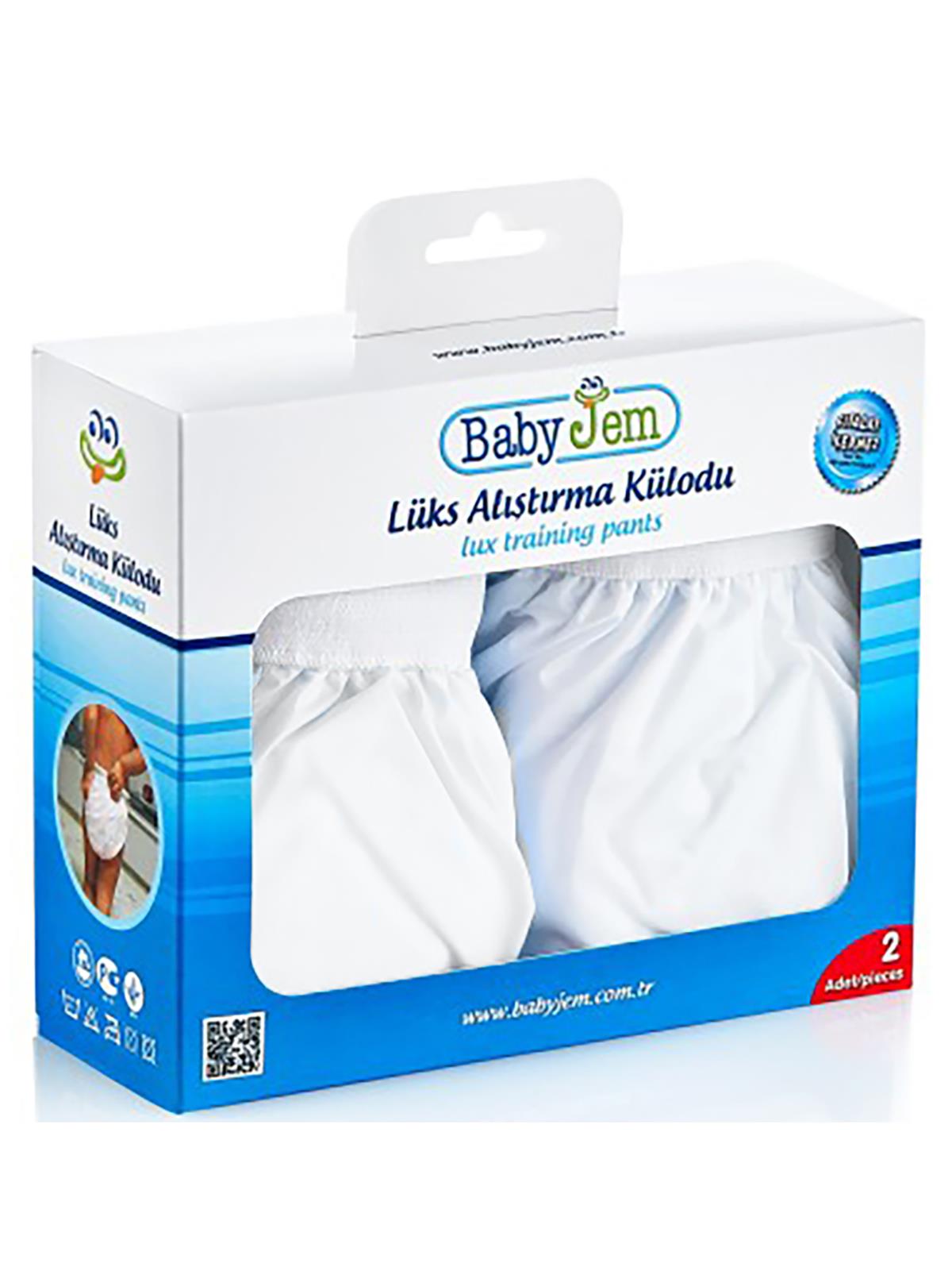 BabyJem 2 Lı Alıstırma Kulodu - Beyaz