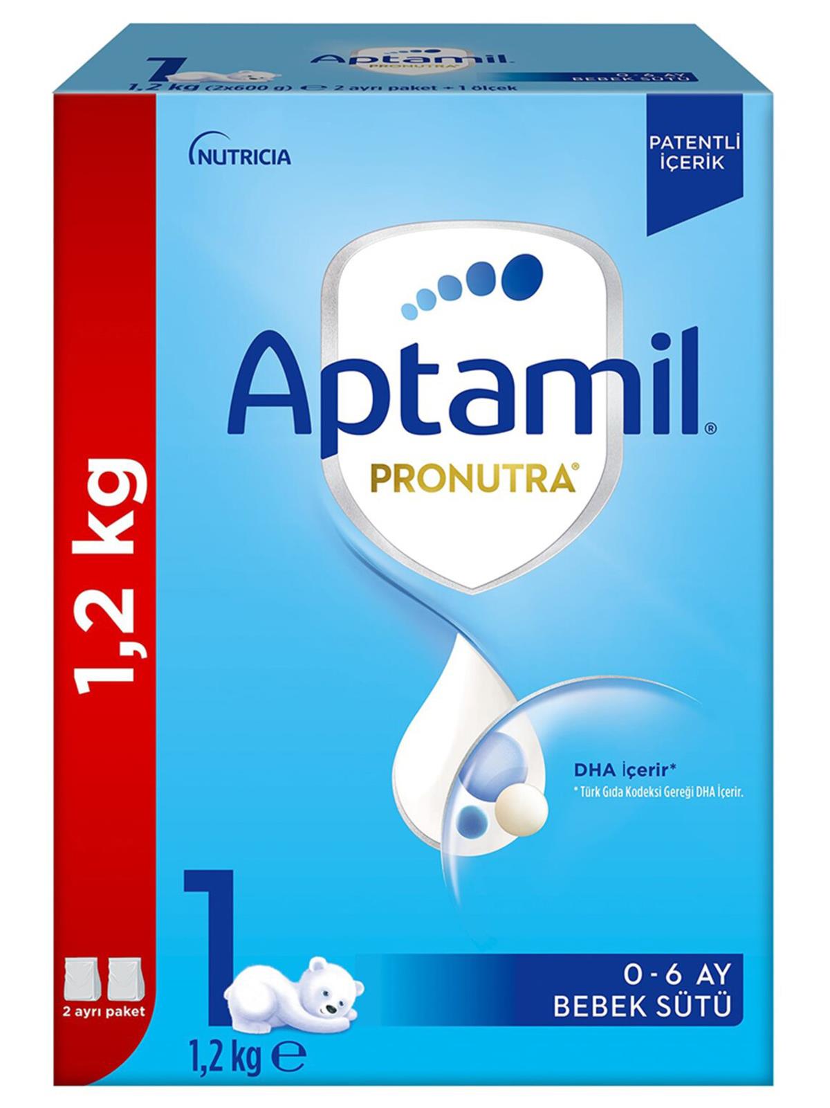Aptamil 1 Bebek Sütü 1200 gr 0-6 Ay - Standart